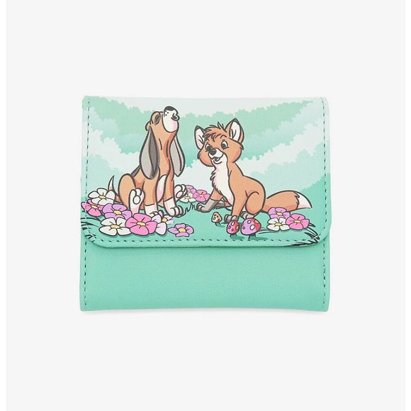 Loungefly Bags Loungefly Disney Fox And The Hound Wallet Tod And Copper Forest Fun Floral Loungefly Bags Loungefly Disney Fox And The Hound Wallet Tod And Copper Forest Fun Floral